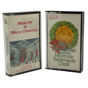 The Mormon Tabernacle Choir Merry Christmas Carols & Music For Christmas Tapes